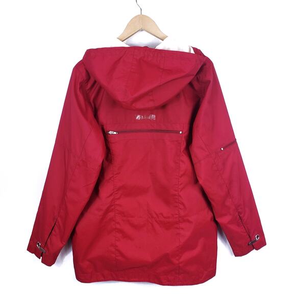 Nike Women's Vintage Hooded Red Jacket Size L Large - Picture 2 of 11
